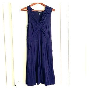 Anthropologie Classic Navy Dress, Deletta Brand